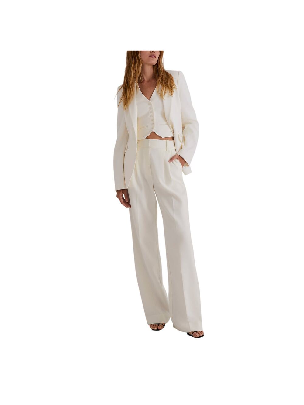 Favorite Daughter Tailored Ivory Collection Trousers Size 10